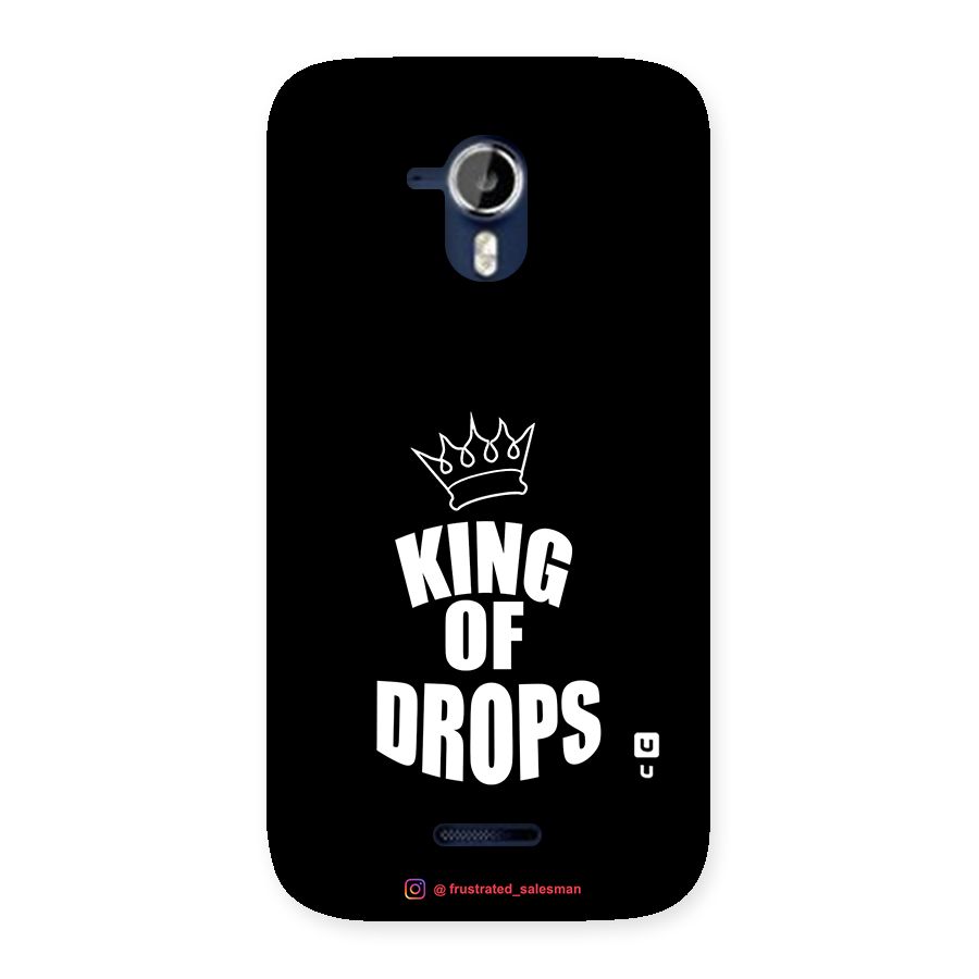 King of Drops Black Back Case for Micromax Canvas Magnus A117