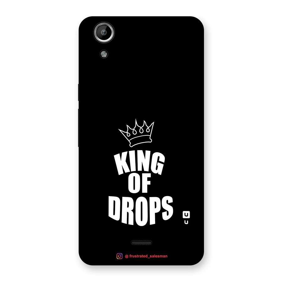 King of Drops Black Back Case for Micromax Canvas Selfie Lens Q345