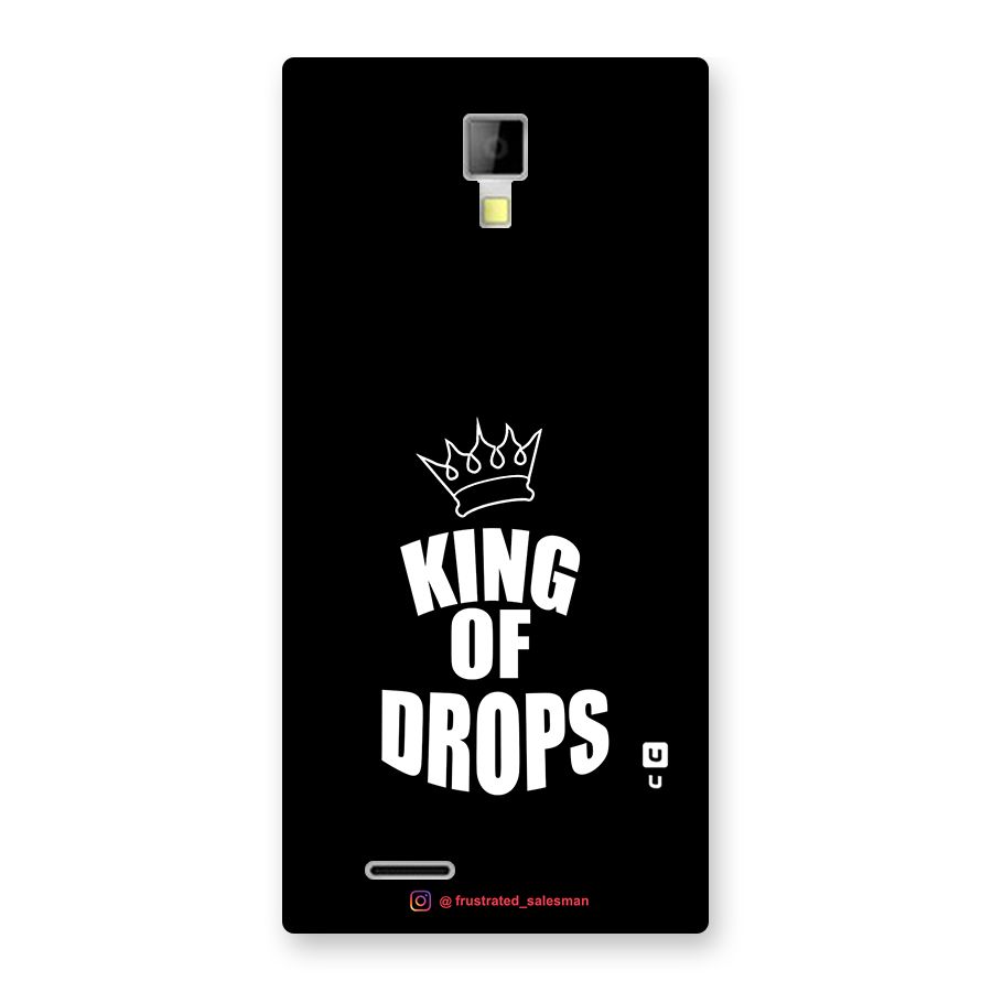 King of Drops Black Back Case for Micromax Canvas Xpress A99