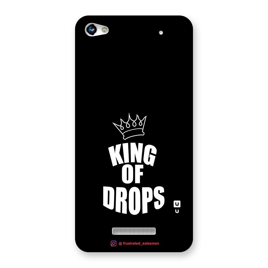 King of Drops Black Back Case for Micromax Hue 2