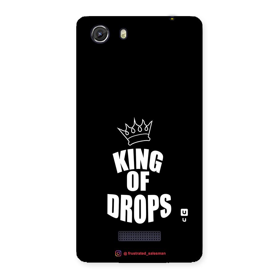 King of Drops Black Back Case for Micromax Unite 3