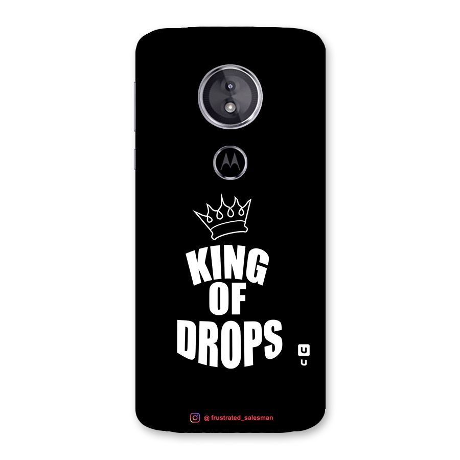 King of Drops Black Back Case for Moto E5