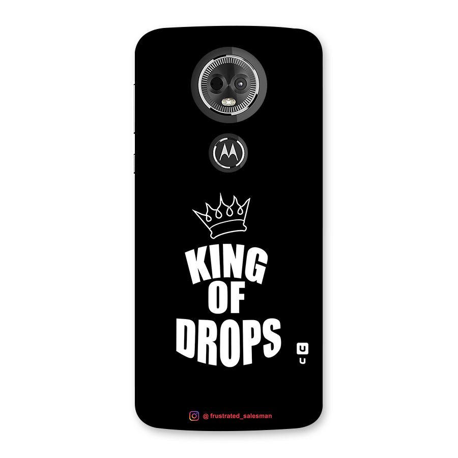 King of Drops Black Back Case for Moto E5 Plus