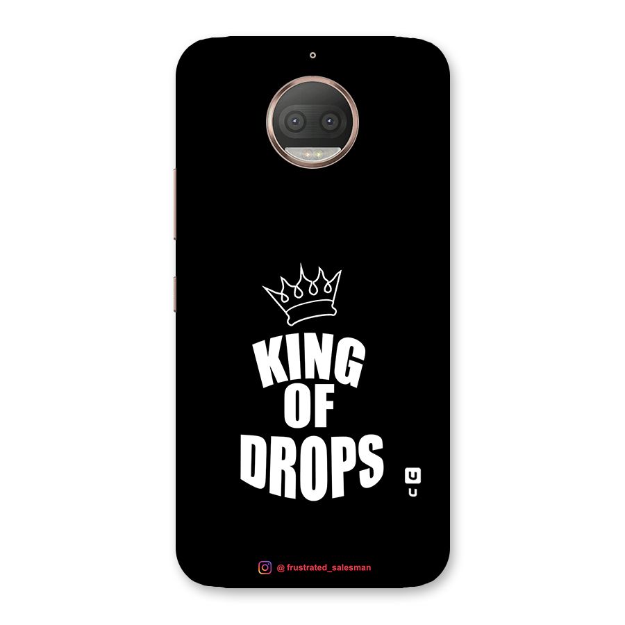 King of Drops Black Back Case for Moto G5s Plus