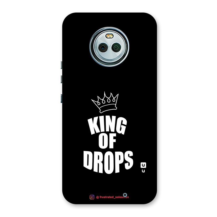 King of Drops Black Back Case for Moto X4