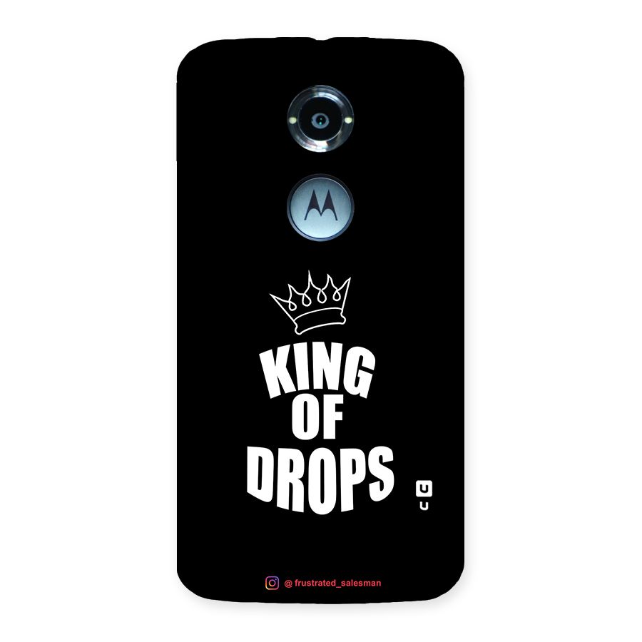 King of Drops Black Back Case for Moto X 2nd Gen