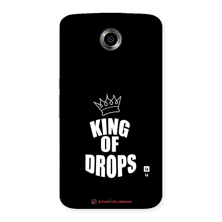 King of Drops Black Back Case for Nexsus 6