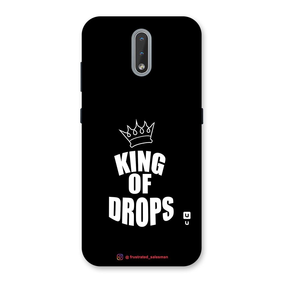 King of Drops Black Back Case for Nokia 2.3