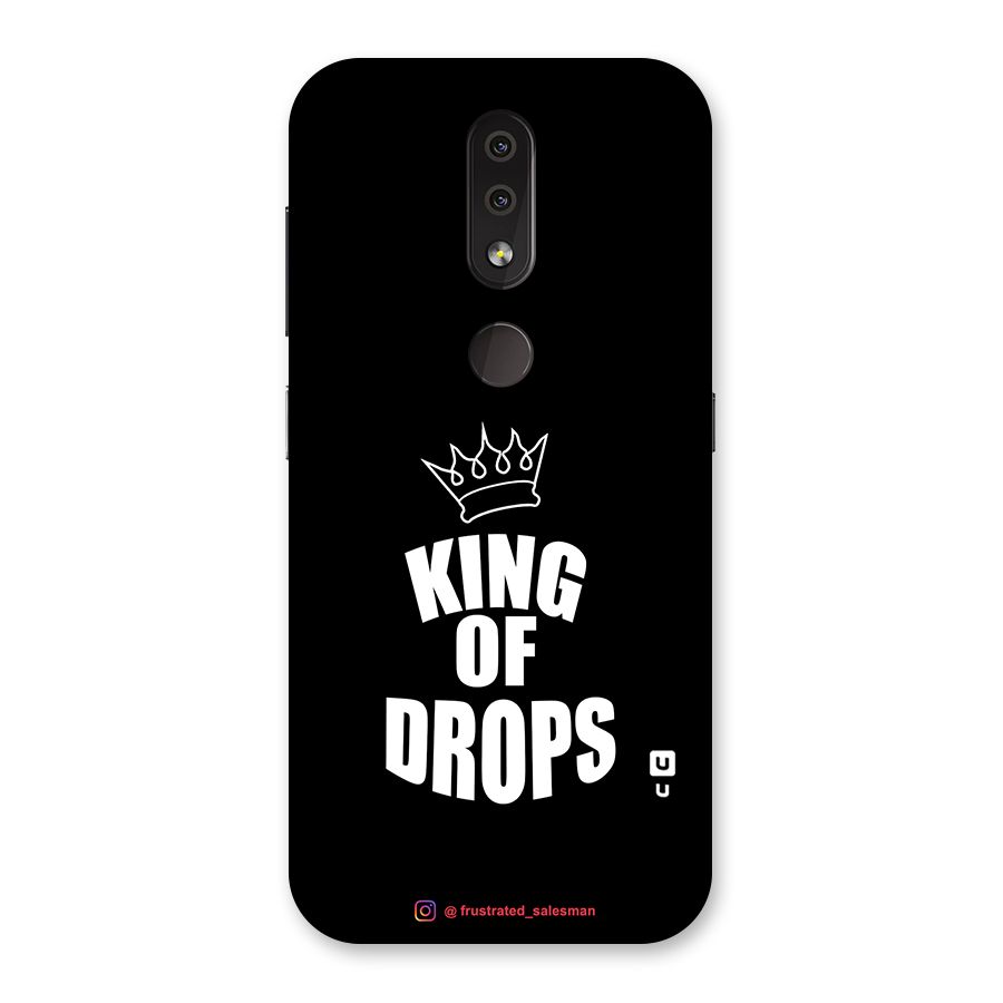 King of Drops Black Back Case for Nokia 4.2