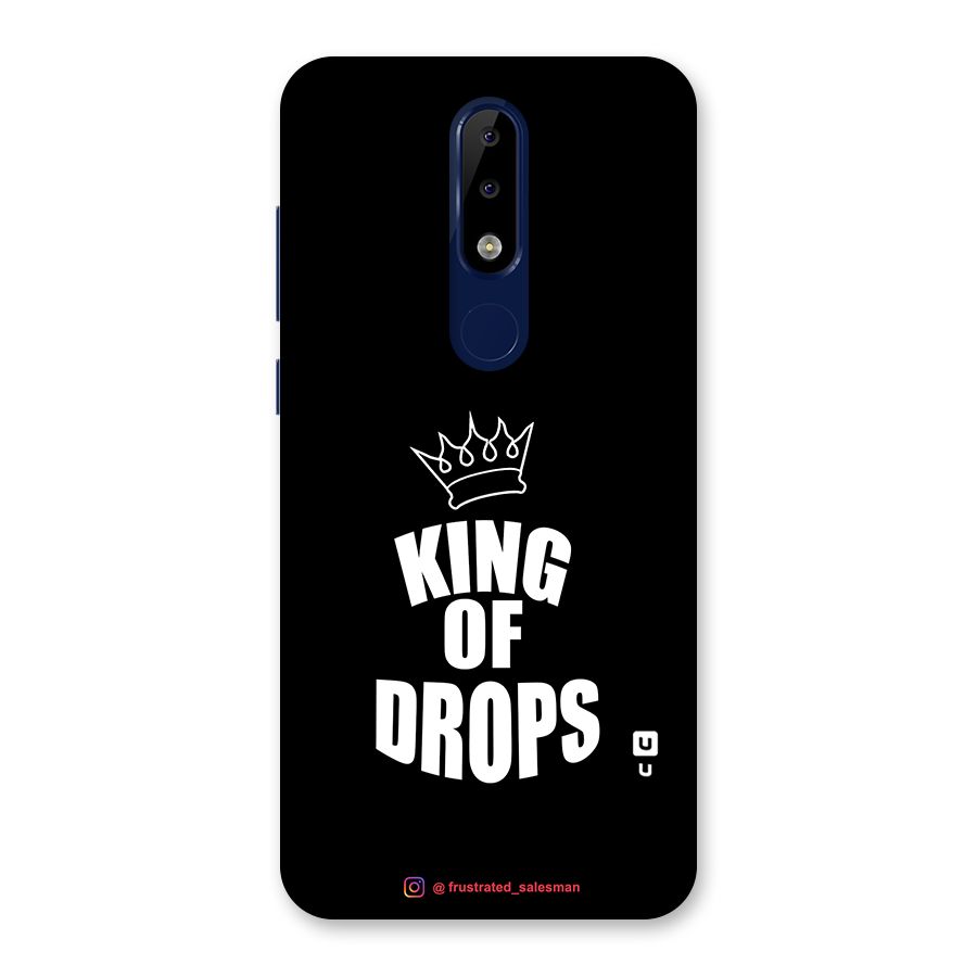 King of Drops Black Back Case for Nokia 5.1 Plus