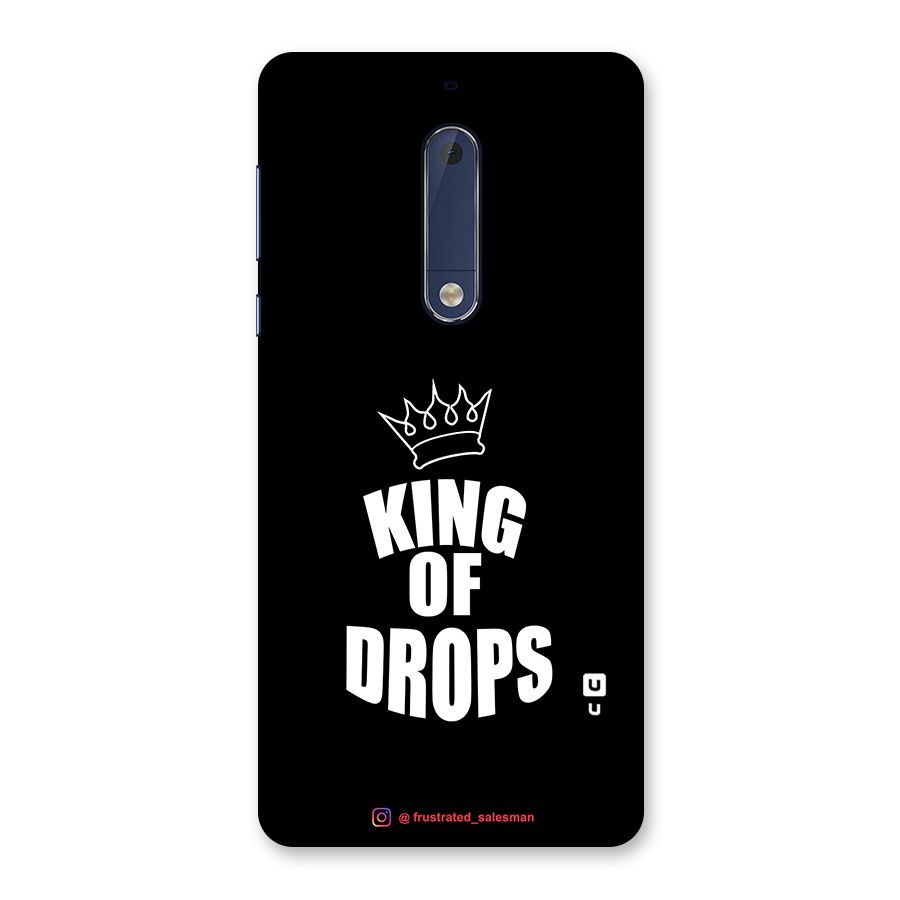 King of Drops Black Back Case for Nokia 5