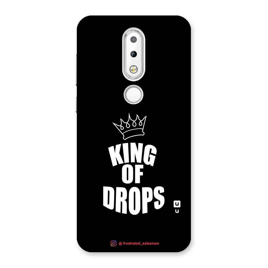 King of Drops Black Back Case for Nokia 6.1 Plus