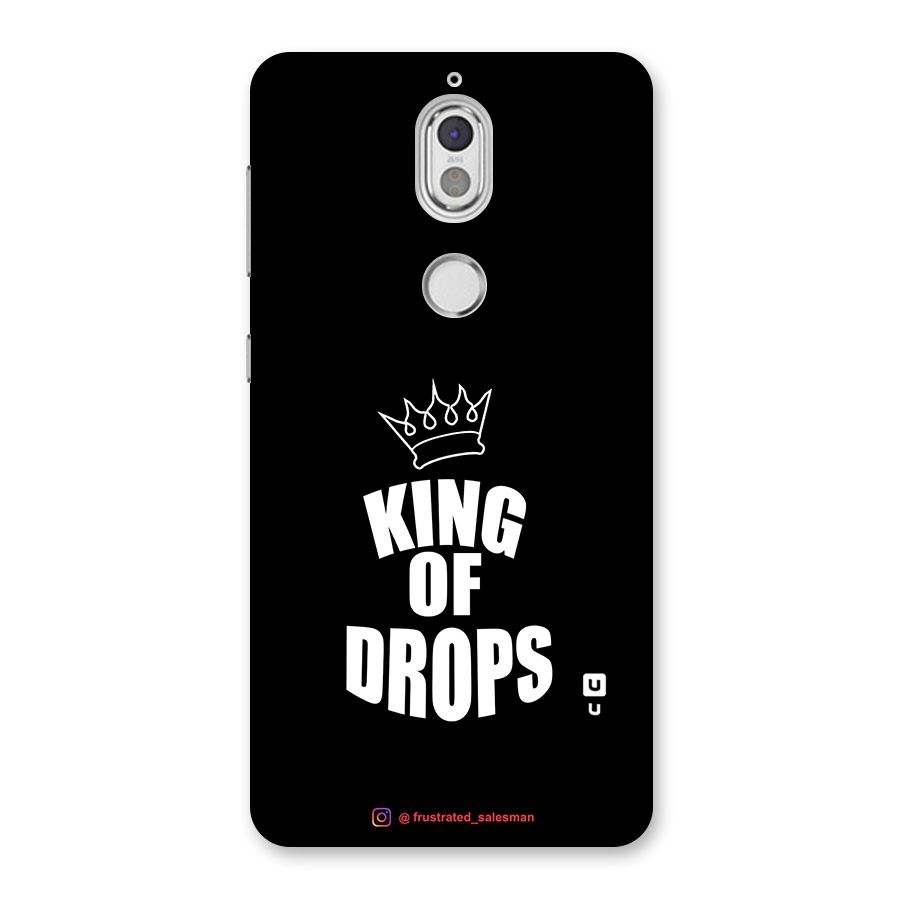 King of Drops Black Back Case for Nokia 7