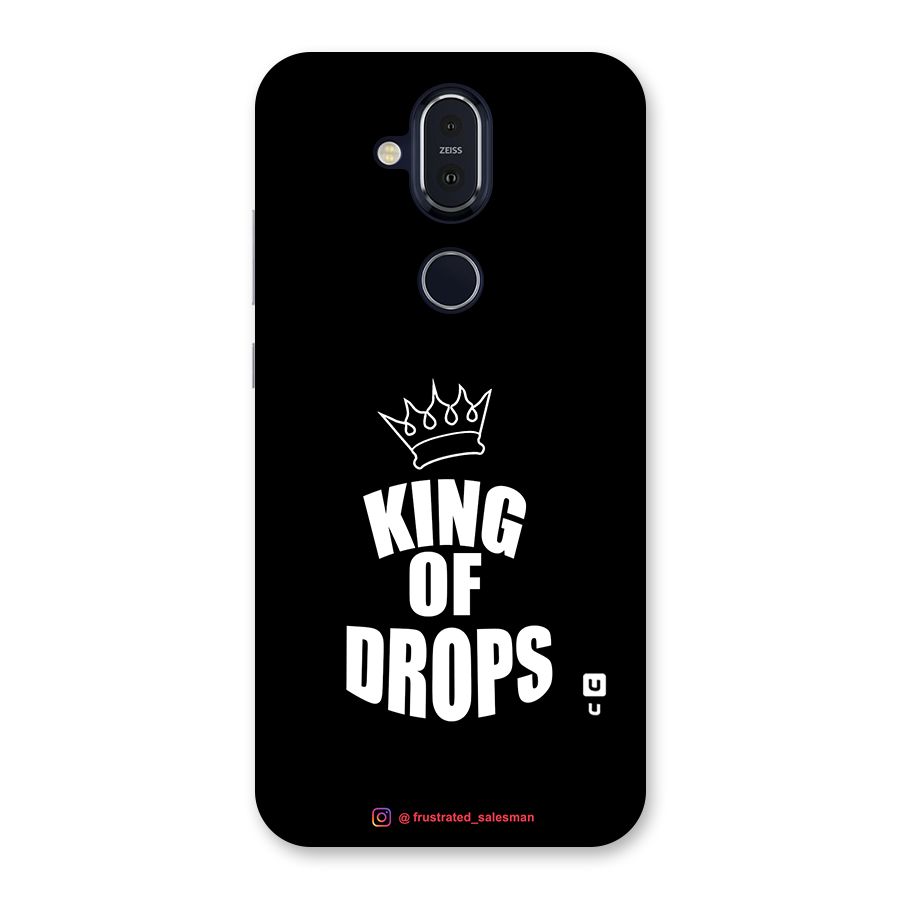 King of Drops Black Back Case for Nokia 8.1