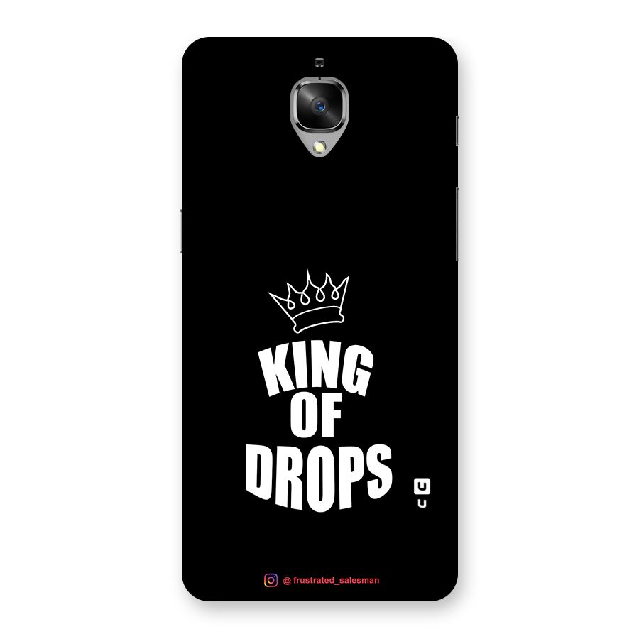 King of Drops Black Back Case for OnePlus 3