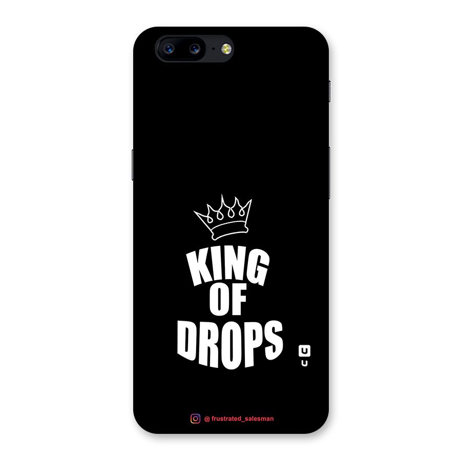 King of Drops Black Back Case for OnePlus 5