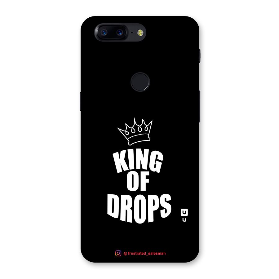 King of Drops Black Back Case for OnePlus 5T