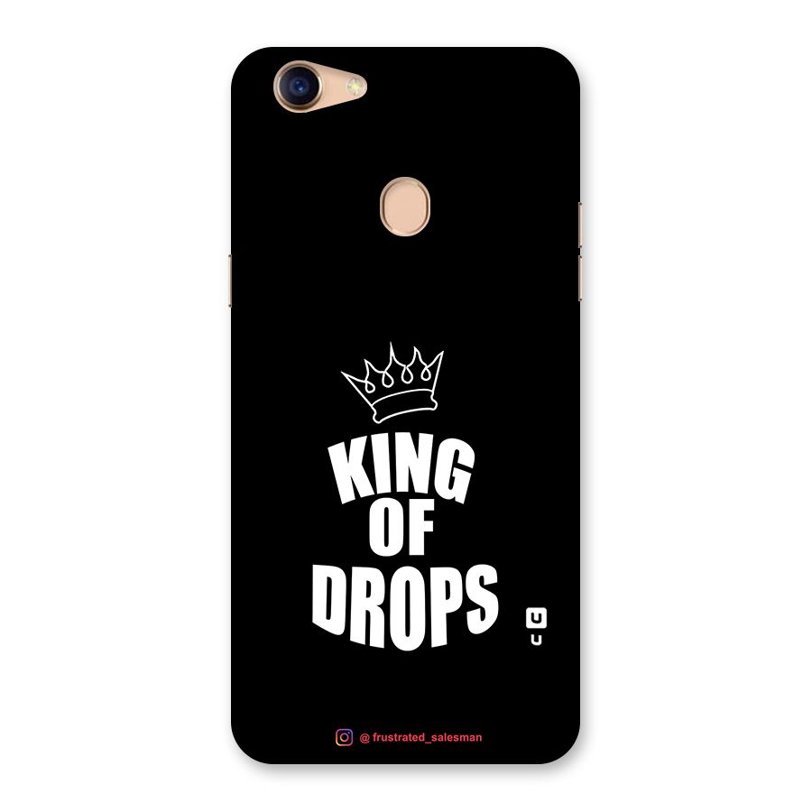 King of Drops Black Back Case for Oppo F5 Youth