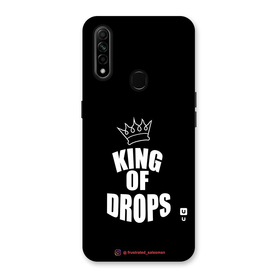 King of Drops Black Back Case for Oppo A31