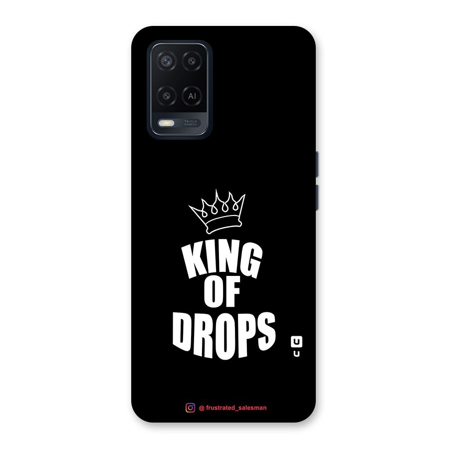 King of Drops Black Back Case for Oppo A54