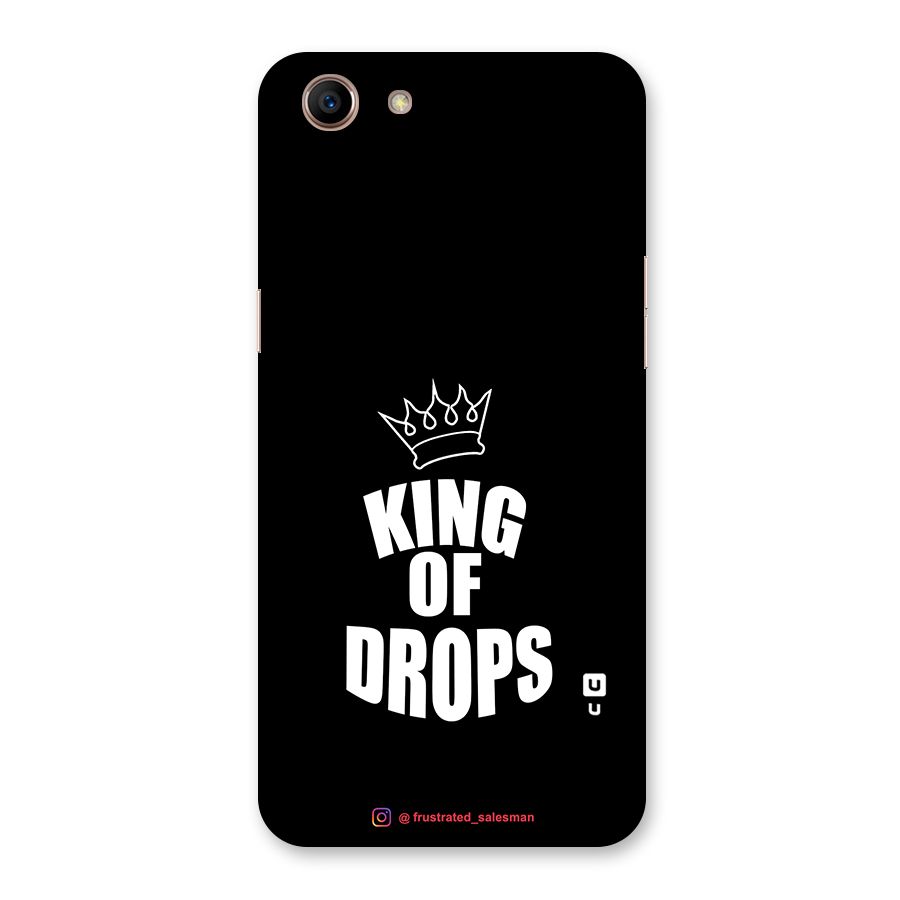 King of Drops Black Back Case for Oppo A83 (2018)