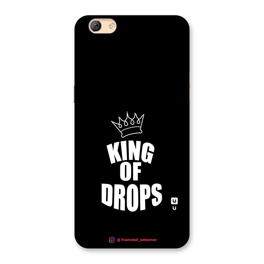 King of Drops Black Back Case for Oppo F3 Plus