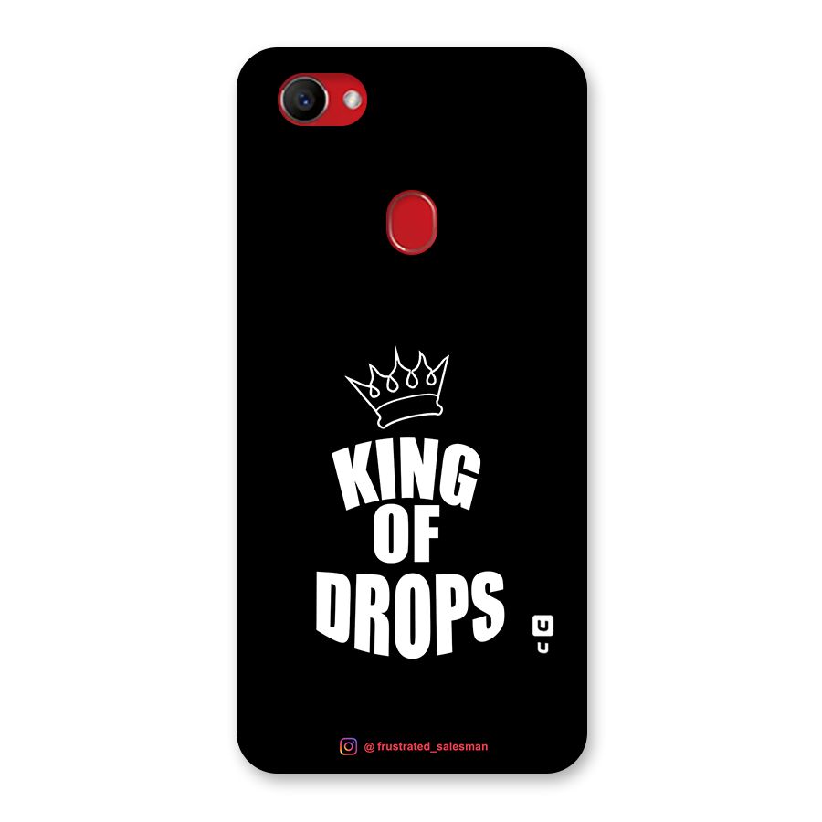 King of Drops Black Back Case for Oppo F7
