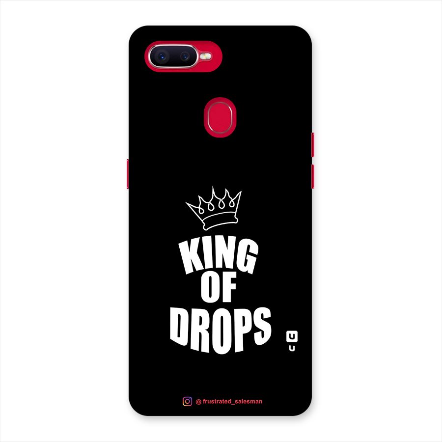 King of Drops Black Back Case for Oppo F9 Pro