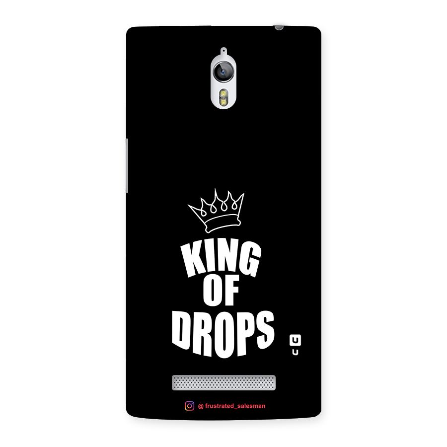 King of Drops Black Back Case for Oppo Find 7