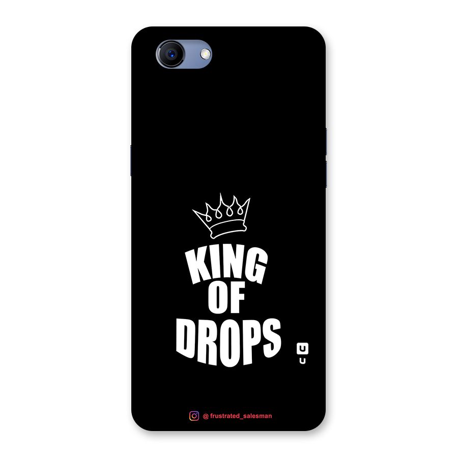 King of Drops Black Back Case for Oppo Realme 1