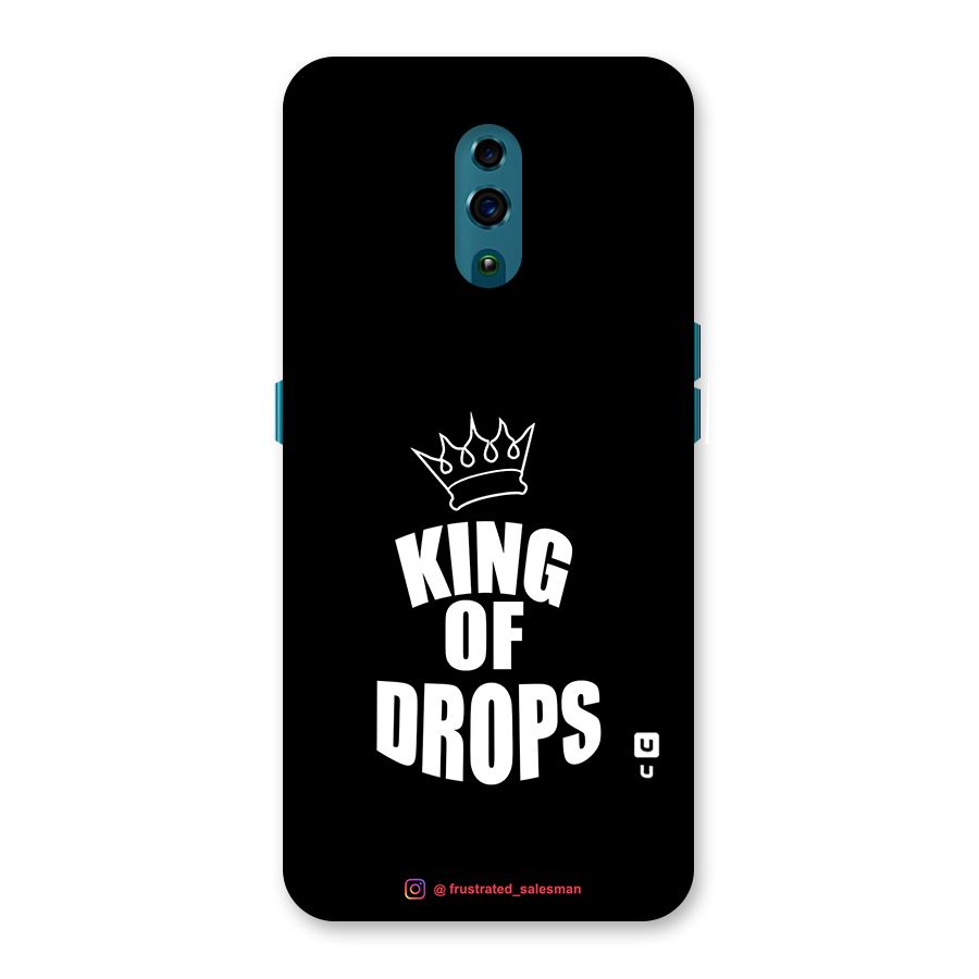 King of Drops Black Back Case for Oppo Reno