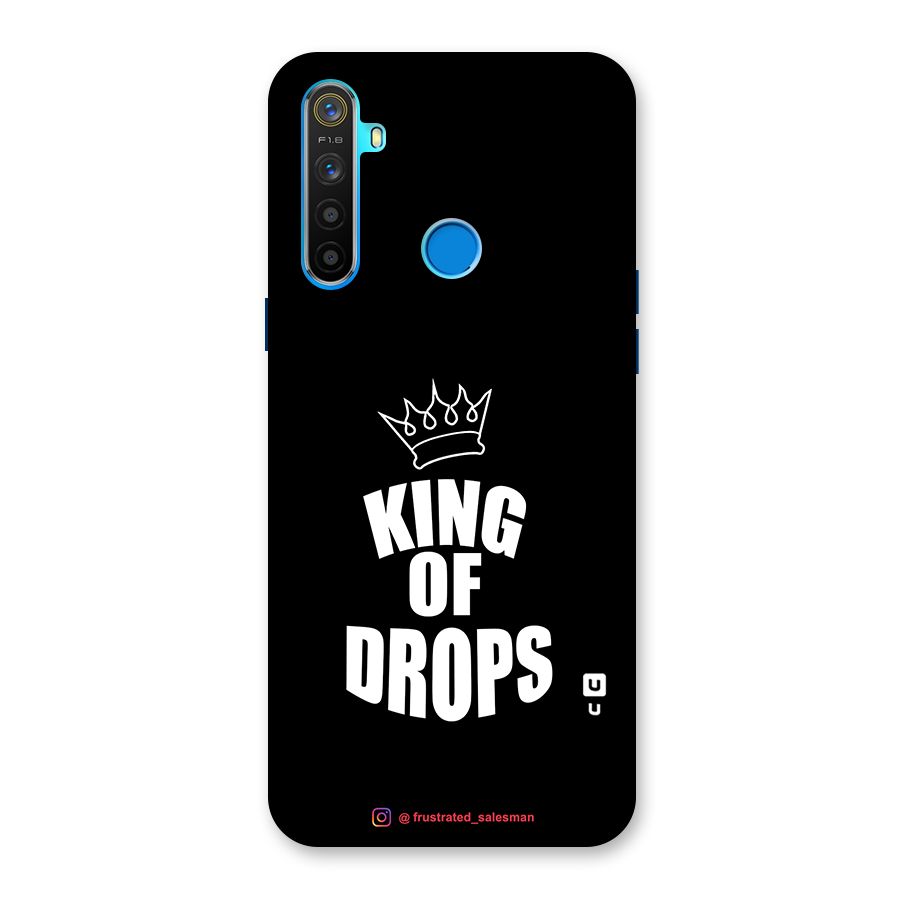 King of Drops Black Back Case for Realme 5