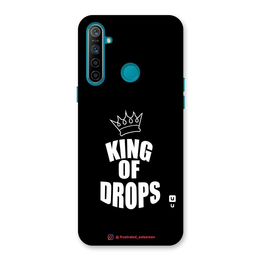 King of Drops Black Back Case for Realme 5i