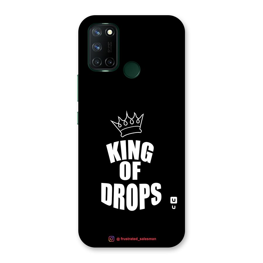 King of Drops Black Back Case for Realme 7i