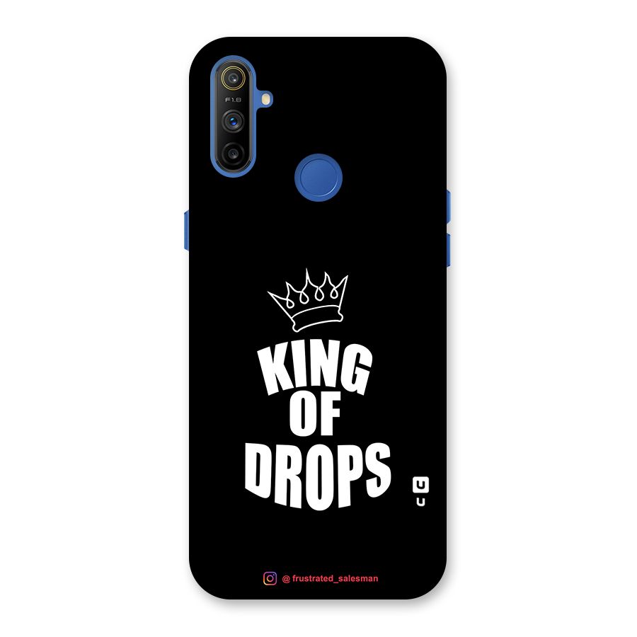 King of Drops Black Back Case for Realme Narzo 10A