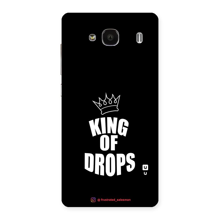 King of Drops Black Back Case for Redmi 2