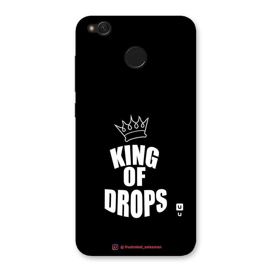 King of Drops Black Back Case for Redmi 4