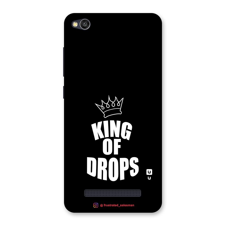King of Drops Black Back Case for Redmi 4A