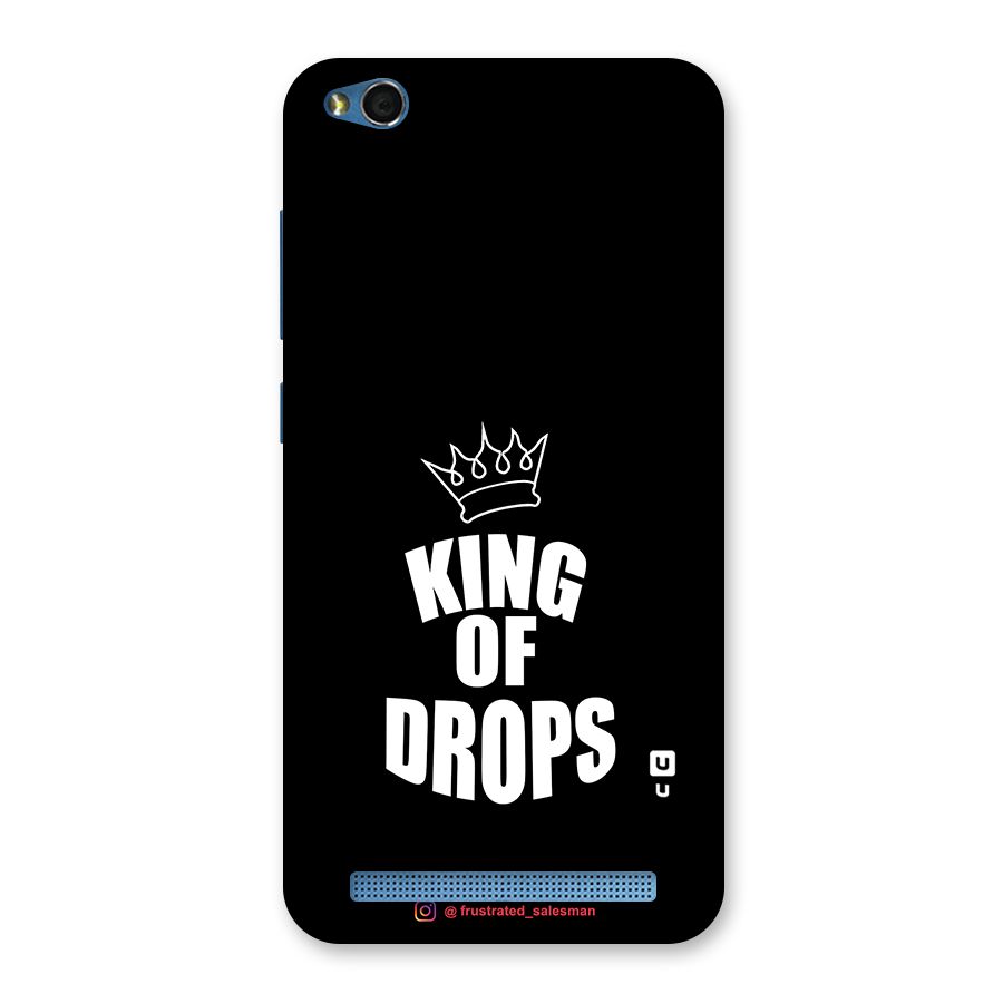 King of Drops Black Back Case for Redmi 5A