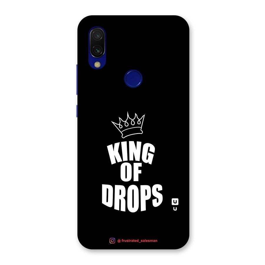 King of Drops Black Back Case for Redmi 7