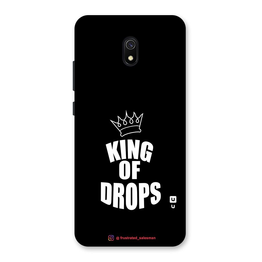 King of Drops Black Back Case for Redmi 8A