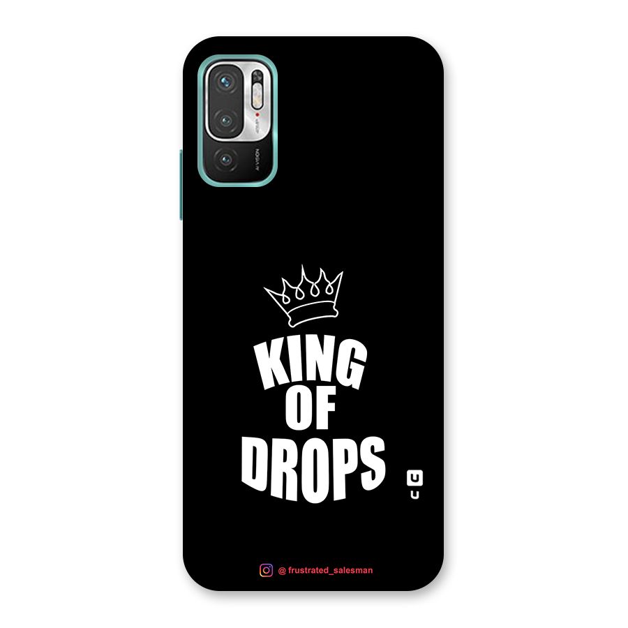 King of Drops Black Back Case for Redmi Note 10T 5G