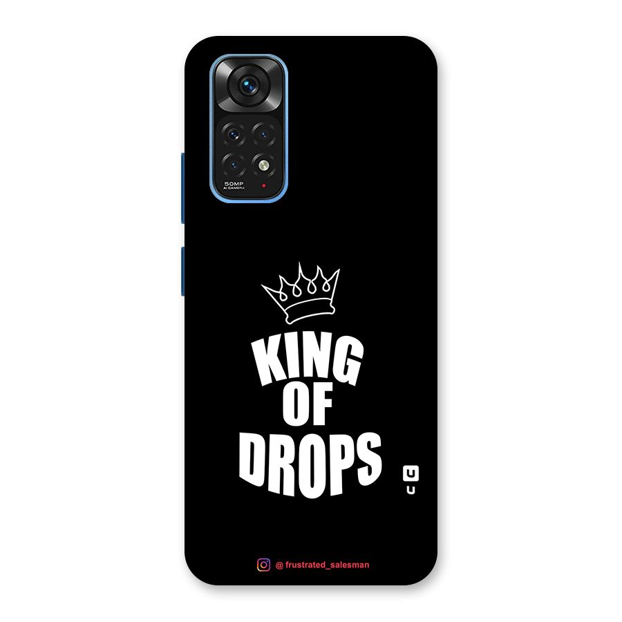 King of Drops Black Back Case for Redmi Note 11S