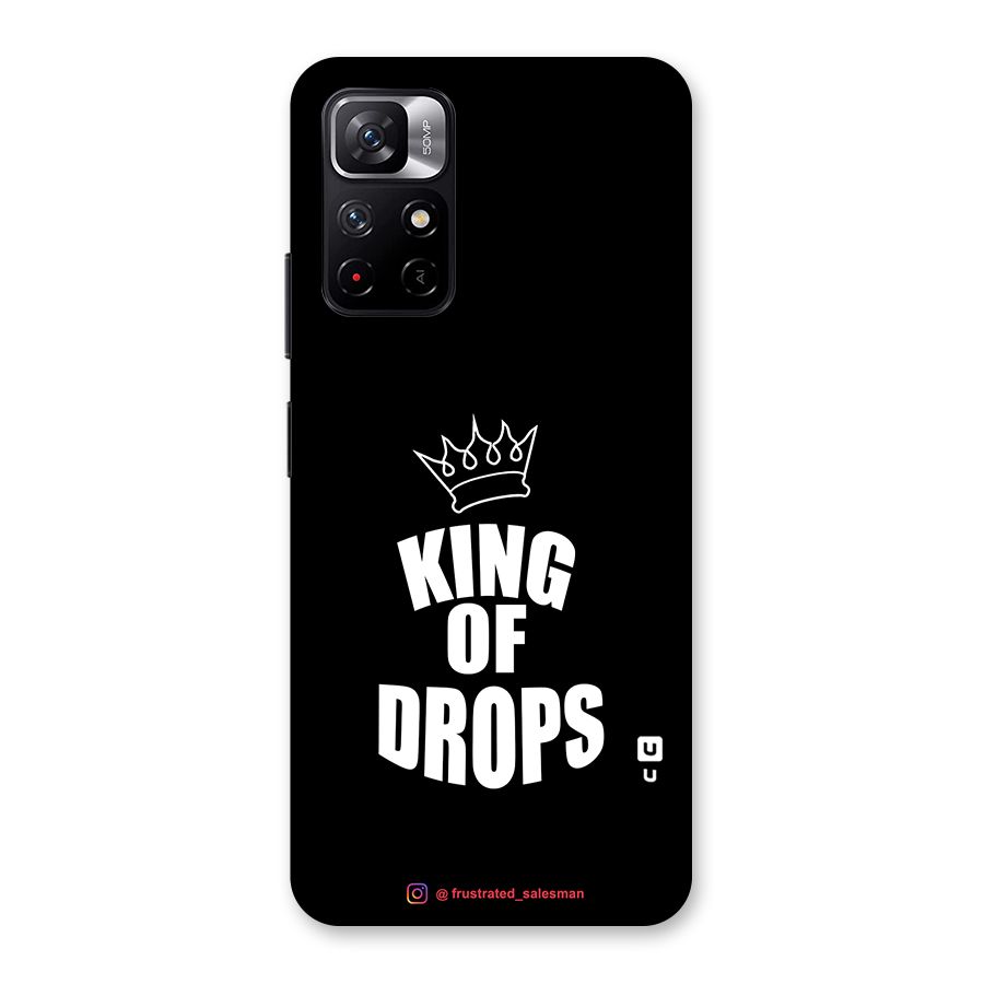 King of Drops Black Back Case for Redmi Note 11T 5G