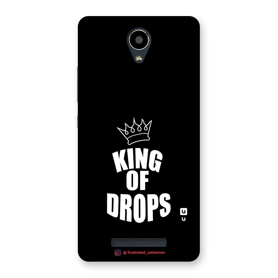King of Drops Black Back Case for Redmi Note 2