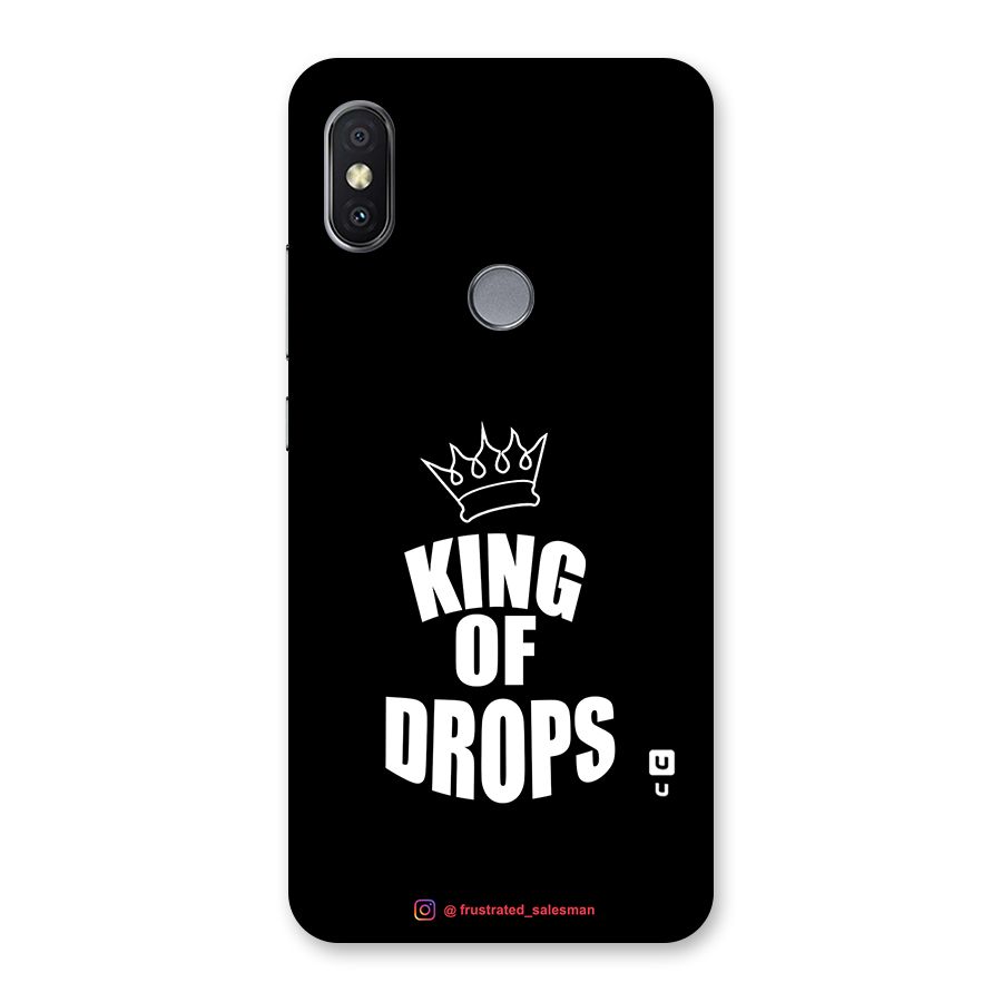 King of Drops Black Back Case for Redmi Y2