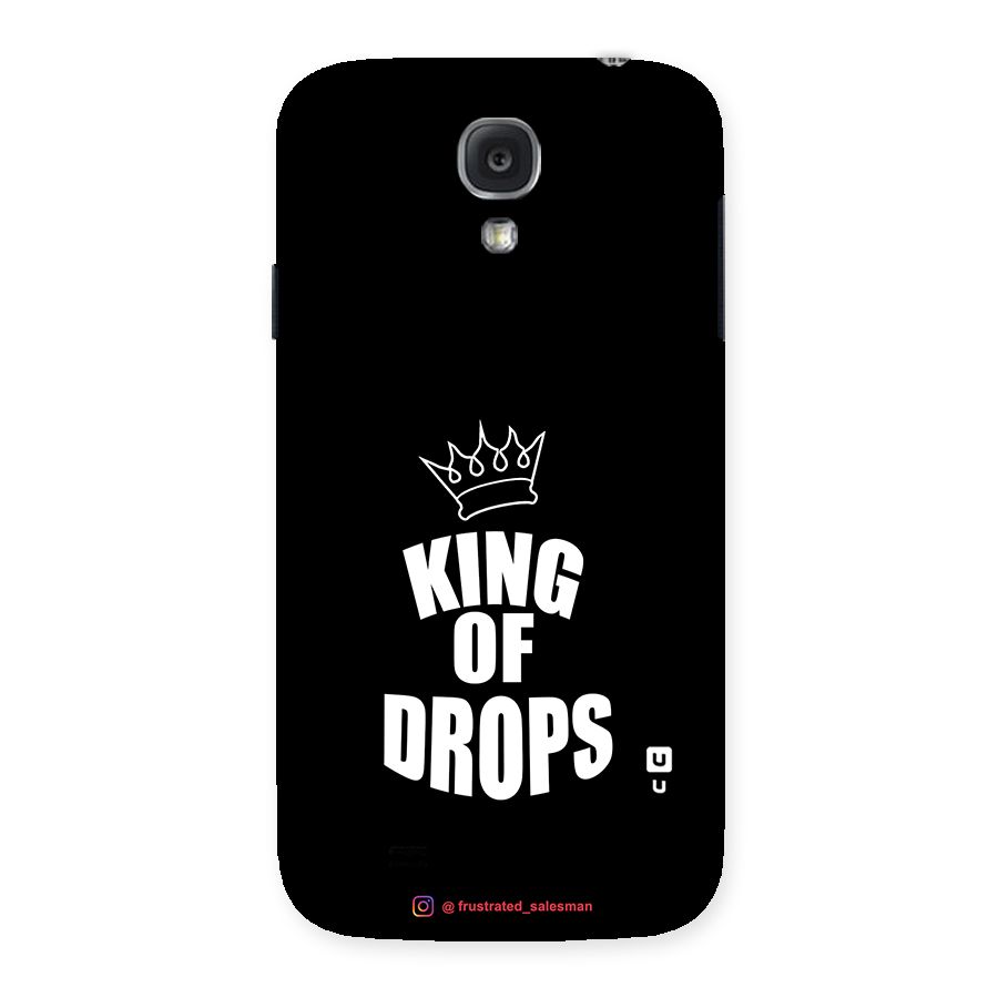 King of Drops Black Back Case for Samsung Galaxy S4