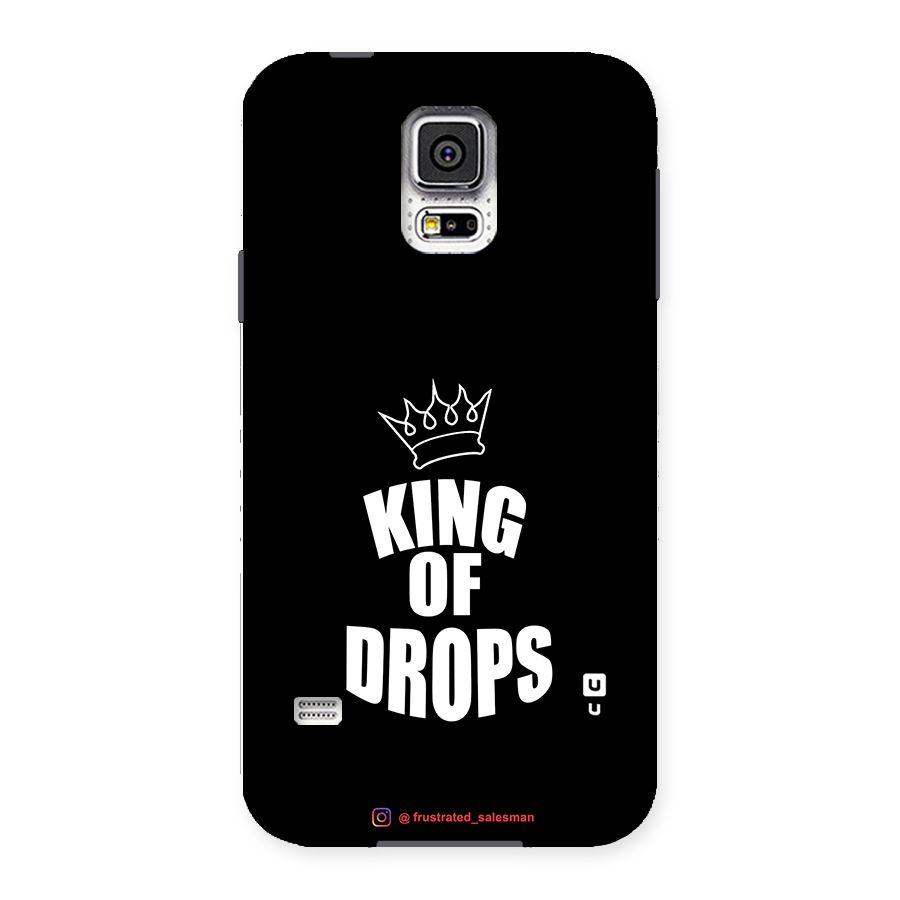King of Drops Black Back Case for Samsung Galaxy S5