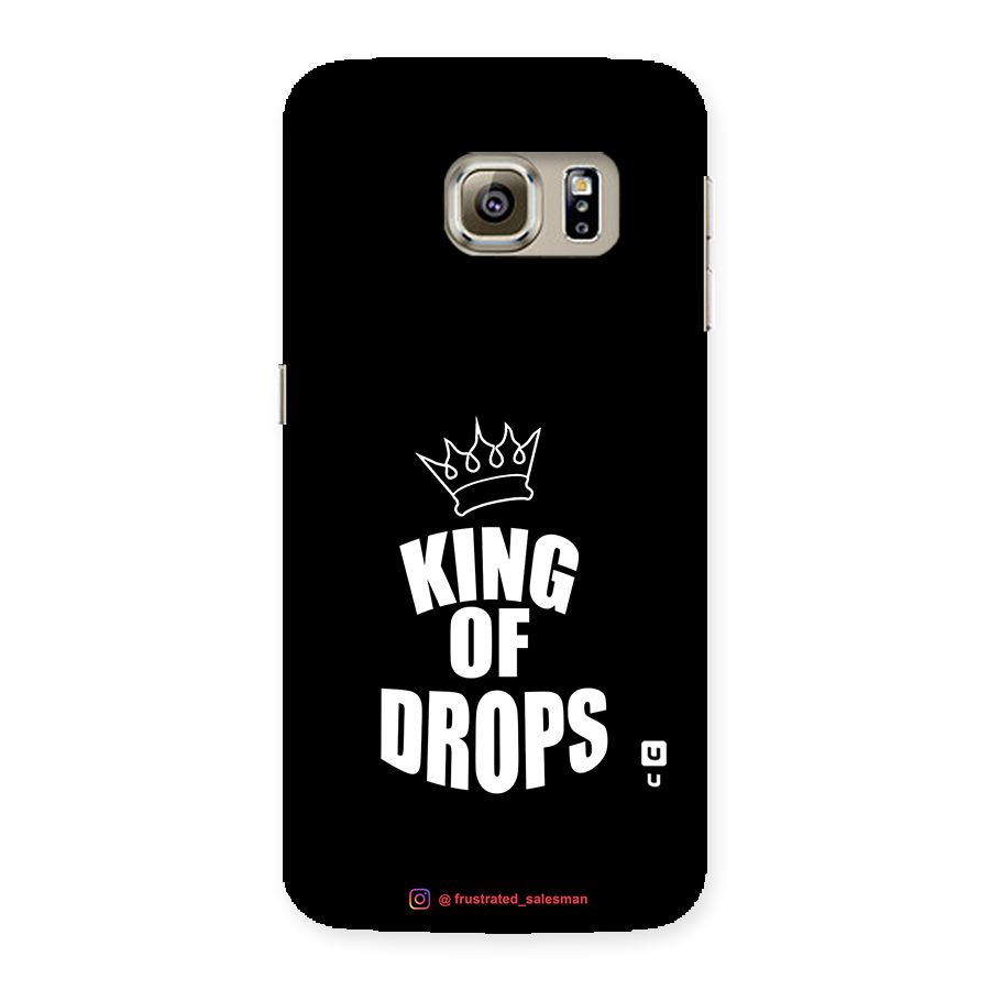 King of Drops Black Back Case for Samsung Galaxy S6 Edge