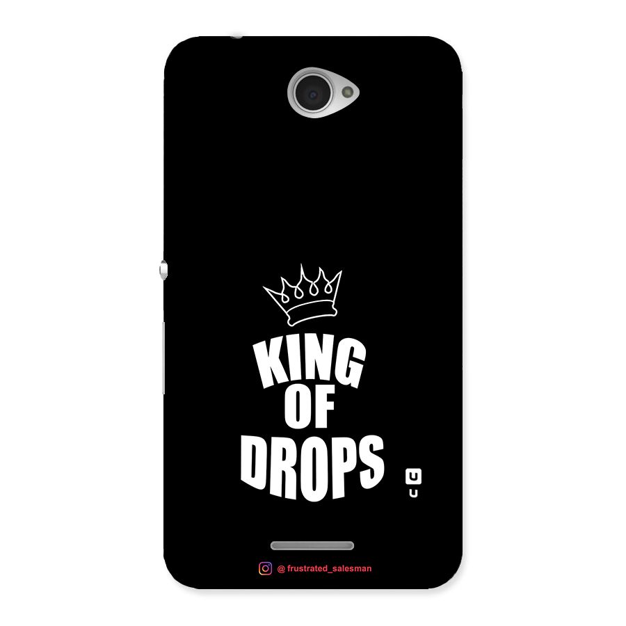 King of Drops Black Back Case for Sony Xperia E4